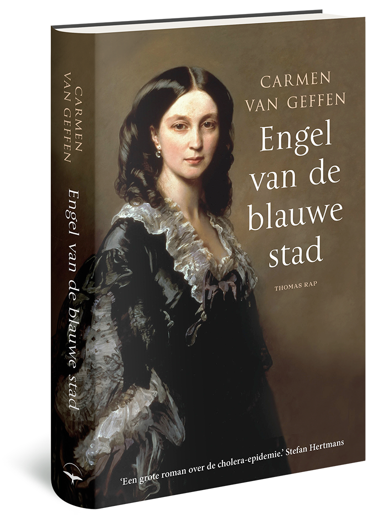 Engel van de blauwe stad